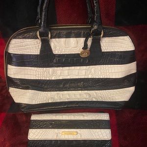 Brahmin bowler and matching wallet